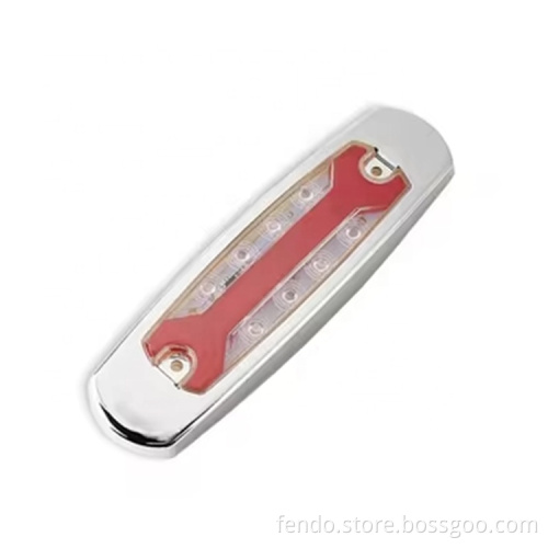 12V/24V Truck Trailer LED Side Marker Indicator Lamps - 14 LEDs Side Lights Car Accessories